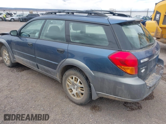 2005 Subaru Legacy Outback with VIN 4S4BP61C657345365, listed as a IAAI auction lot 41911032 with 99,635 mi miles and . Bid and sale history available at DreamBid. Image 3.