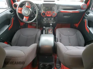 2014 Jeep Wrangler Unlimited Sport with VIN 1C4HJWDG6EL280653, listed as a Copart auction lot 48851205 with 125,211 mi miles and Salvage Title. Bid and sale history available at DreamBid. Image 8.