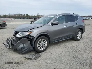 2019 Nissan Rogue SV with VIN KNMAT2MT0KP530166, listed as a Copart auction lot 48292975 with 99,112 mi miles and Salvage Title. Bid and sale history available at carsss.com. Image 1.