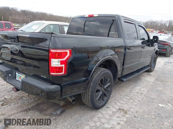 2020 Ford F-150 XL with VIN 1FTEW1CP1LFC63845, listed as a IAAI auction lot 41236313 with 89,644 mi miles. Bid and sale history available at carsss.com. Image 4.