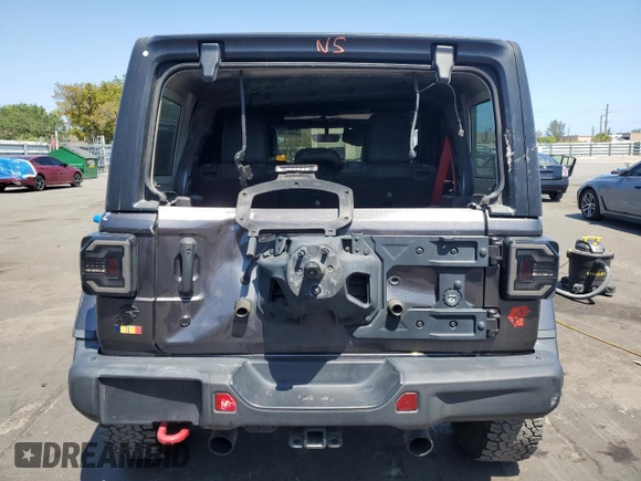2020 Jeep Wrangler Unlimited Rubicon with VIN 1C4HJXFN6LW253546, listed as a Copart auction lot 53378095 with 71,826 mi miles and Clean Title. Bid and sale history available at carsss.com. Image 6.