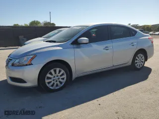 2014 Nissan Sentra SV with VIN 3N1AB7AP3EL696658, listed as a Copart auction lot 48518985 with 44,327 mi miles and Non Repairable. Bid and sale history available at carsss.com. Image 1.