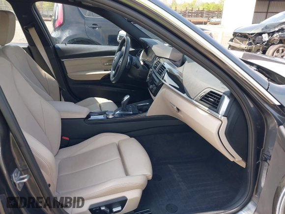 2017 BMW 3 Series 330i with VIN WBA8B9G37HNU55487, listed as a IAAI auction lot 41990068 with 50,418 mi miles. Bid and sale history available at carsss.com. Image 5.