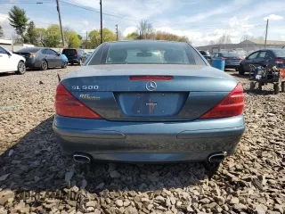 2005 Mercedes-Benz SL 500 with VIN WDBSK75F95F092348, listed as a Copart auction lot 54064975 with Not Provided miles and Clean Title. Bid and sale history available at DreamBid. Image 6.