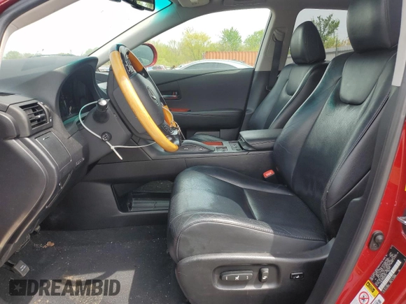 2011 Lexus RX 350 with VIN 2T2BK1BA3BC096841, listed as a Copart auction lot 55532455 with 77,644 mi miles and Salvage title. Bid and sale history available at DreamBid. Image 7.