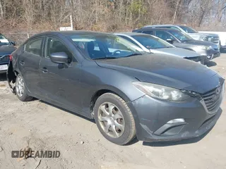 2014 Mazda 3 i Sport with VIN JM1BM1U71E1135032, listed as a IAAI auction lot 41787985 with 222,981 mi miles and . Bid and sale history available at carsss.com. Image 1.