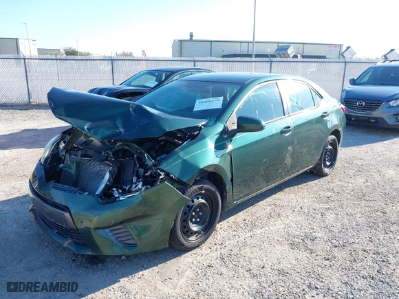 2015 Toyota Corolla L with VIN 2T1BURHE0FC381705, listed as a IAAI auction lot 41669279 with 105,738 mi miles. Bid and sale history available at carsss.com. Image 19.