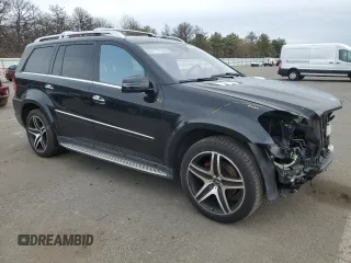 2012 Mercedes-Benz GL-Class GL 550 with VIN 4JGBF8GE7CA784498, listed as a Copart auction lot 45572265 with 114,537 mi miles and Salvage Title. Bid and sale history available at carsss.com. Image 4.