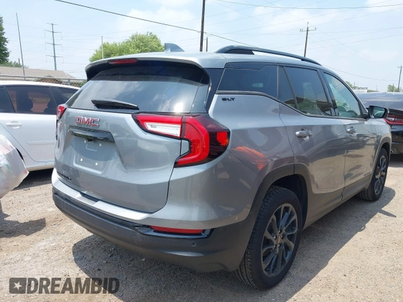2024 GMC Terrain SLT with VIN 3GKALPEG3RL390641, listed as a IAAI auction lot 42209884 with 8,193 mi miles and . Bid and sale history available at DreamBid. Image 4.