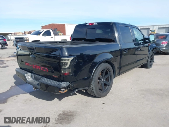 2018 Ford F-150 XL with VIN 1FTEW1CG7JFE39424, listed as a IAAI auction lot 41063898 with 112,166 mi miles. Bid and sale history available at carsss.com. Image 17.
