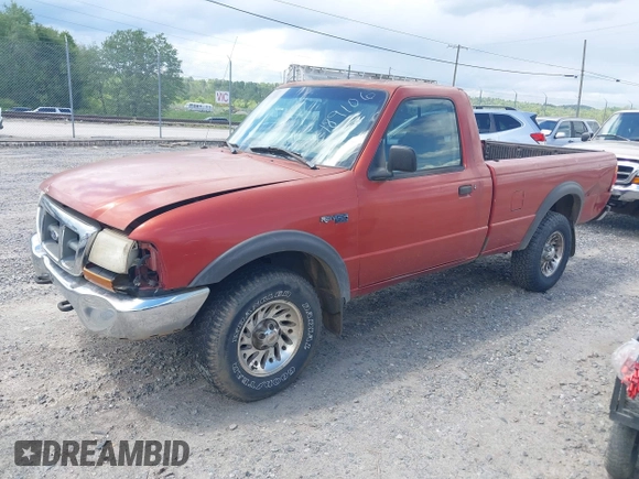 1999 Ford Ranger with VIN 1FTZR11XXXPB07153, listed as a IAAI auction lot 42189106 with 239,606 mi miles and . Bid and sale history available at DreamBid. Image 2.