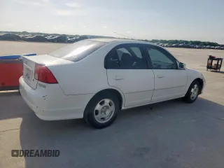 2004 Honda Civic with VIN JHMES96694S020272, listed as a Copart auction lot 52833095 with 101,325 mi miles and Clean Title. Bid and sale history available at DreamBid. Image 3.