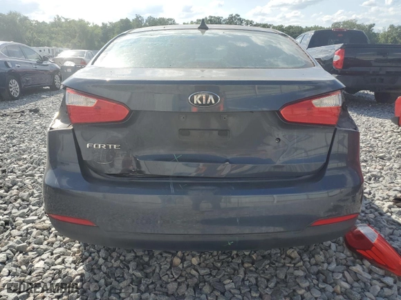 2014 Kia Forte LX with VIN KNAFK4A69E5048277, listed as a Copart auction lot 51993015 with 125,527 mi miles and Salvage Title. Bid and sale history available at carsss.com. Image 6.