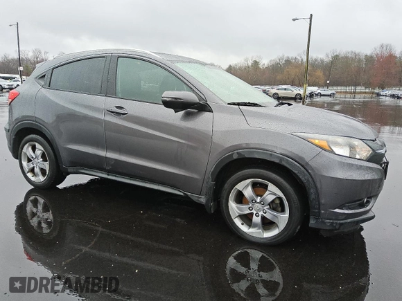 2016 Honda HR-V EX-L w/Navi with VIN 3CZRU6H76GM760614, listed as a Copart auction lot 50091955 with 92,990 mi miles and Clean Title. Bid and sale history available at carsss.com. Image 4.