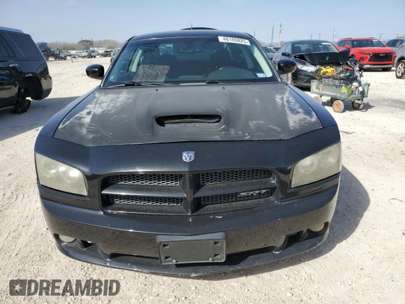 2008 Dodge Charger SRT-8 with VIN 2B3KA73W48H284076, listed as a Copart auction lot 48109825 with 156,174 mi miles and Salvage Title. Bid and sale history available at carsss.com. Image 5.