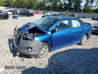 2010 Toyota Corolla with VIN 2T1BU4EE6AC498317, listed as a Copart auction lot 57127945 with Not provided miles and Salvage title. Bid and sale history available at DreamBid. Image 1.