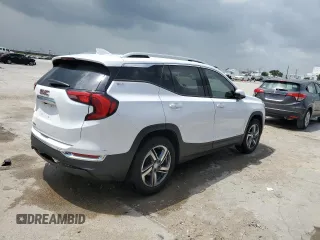 2020 GMC Terrain SLT with VIN 3GKALPEV0LL256076, listed as a Copart auction lot 61774535 with 101,747 mi miles and Salvage title. Bid and sale history available at DreamBid. Image 3.