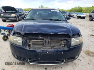2004 Audi A4 1.8T with VIN WAUAC48H84K006973, listed as a Copart auction lot 57581245 with 118,226 mi miles and Clean title. Bid and sale history available at DreamBid. Image 5.