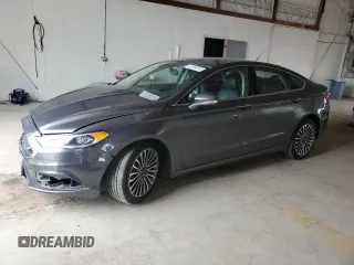 2018 Ford Fusion Titanium with VIN 3FA6P0D90JR207185, listed as a Copart auction lot 62484615 with 58,530 mi miles and Salvage title. Bid and sale history available at DreamBid. Image 1.
