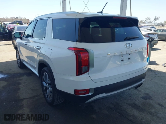 2020 Hyundai Palisade SEL z VIN KM8R44HEXLU128533, wystawiony jako IAAI lot #42094411 z przebiegiem 61 366 mil mil oraz . Historia ofert i sprzedaży dostępna na DreamBid. Obrazek 3.