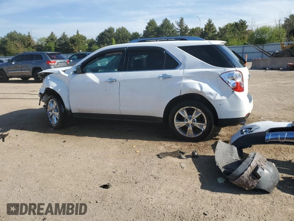2010 Chevrolet Equinox LTZ z VIN 2CNFLGEY8A6396448, wystawiony jako Copart lot #55357605 z przebiegiem Nie podano mil oraz Szkoda całkowita • Salvage title. Historia ofert i sprzedaży dostępna na DreamBid. Obrazek 2.
