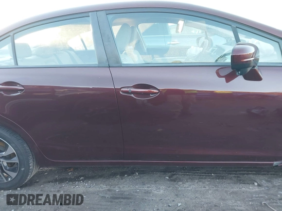 2014 Honda Civic Sedan EX with VIN 19XFB2F87EE081820, listed as a IAAI auction lot 41326205 with 103,868 mi miles. Bid and sale history available at carsss.com. Image 13.