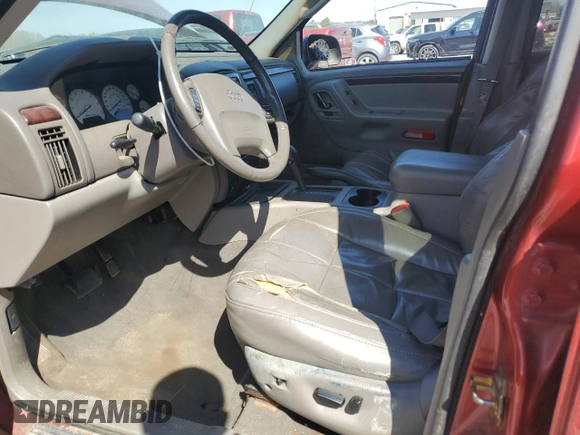 2002 Jeep Grand Cherokee Limited with VIN 1J4GX58N52C216106, listed as a Copart auction lot 50381665 with 280,774 mi miles and Salvage Title. Bid and sale history available at DreamBid. Image 7.