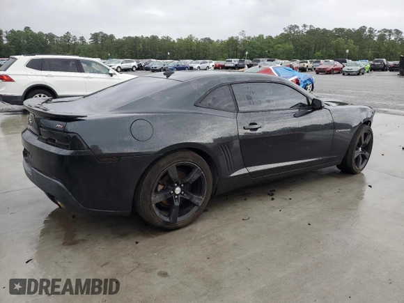 2014 Chevrolet Camaro LT z VIN 2G1FB1E33E9183655, wystawiony jako Copart lot #56163485 z przebiegiem 150 528 mil mil oraz Szkoda całkowita • Salvage title. Historia ofert i sprzedaży dostępna na DreamBid. Obrazek 3.