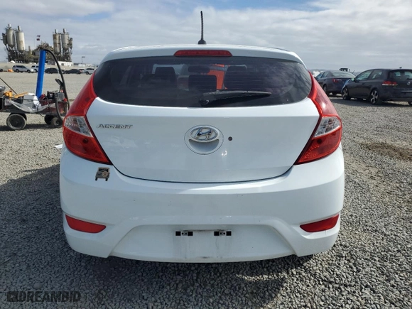 2017 Hyundai Accent SE with VIN KMHCT5AE1HU352080, listed as a Copart auction lot 53010325 with 126,241 mi miles and Clean Title. Bid and sale history available at carsss.com. Image 6.