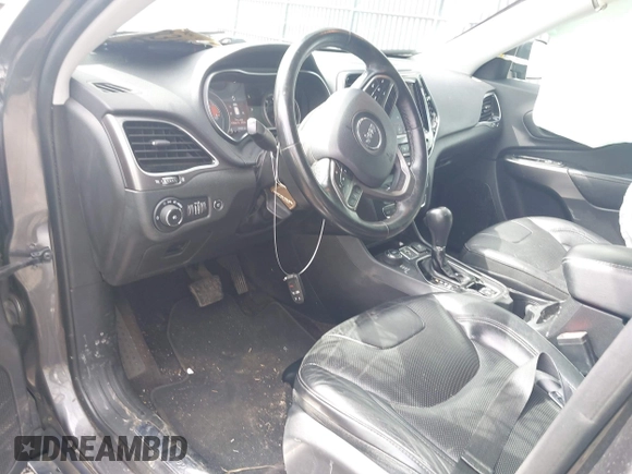 2019 Jeep Cherokee Limited with VIN 1C4PJMDX1KD246383, listed as a IAAI auction lot 41964483 with 75,480 mi miles and . Bid and sale history available at DreamBid. Image 5.