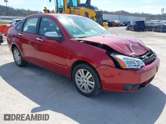 2010 Ford Focus SEL with VIN 1FAHP3HN9AW291120, listed as a IAAI auction lot 41911082 with 131,226 mi miles. Bid and sale history available at carsss.com. Image 1.