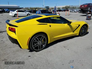 2016 Chevrolet Corvette Z51 3LT with VIN 1G1YL2D7XG5106944, listed as a Copart auction lot 46758305 with 24,802 mi miles and Salvage title. Bid and sale history available at DreamBid. Image 3.