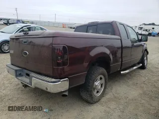 2005 Ford F-150 STX with VIN 1FTRX12W55KB45878, listed as a Copart auction lot 66160994 with 128,212 mi miles and Salvage Title. Bid and sale history available at carsss.com. Image 3.
