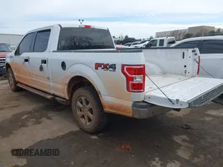 2019 Ford F-150 XL with VIN 1FTFW1E43KKE83114, listed as a IAAI auction lot 41578331 with 227,050 mi miles. Bid and sale history available at carsss.com. Image 3.