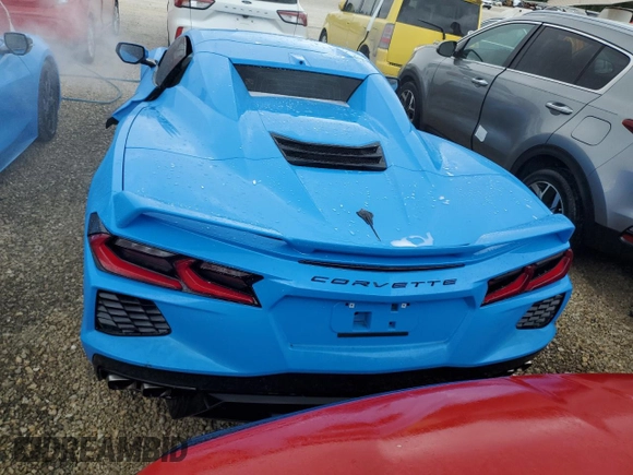 2021 Chevrolet Corvette 1LT with VIN 1G1YA3D45M5123969, listed as a Copart auction lot 73947164 with 0 mi miles and Salvage Title. Bid and sale history available at carsss.com. Image 6.
