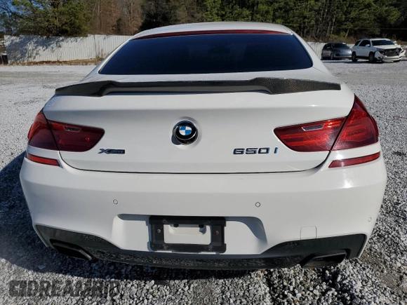 2013 BMW 6 Series 650i xDrive with VIN WBA6B4C53DD098522, listed as a Copart auction lot 86896564 with 121,198 mi miles and Salvage Title. Bid and sale history available at carsss.com. Image 6.