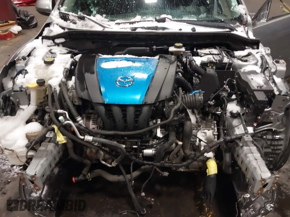 2012 Mazda 3 i Touring with VIN JM1BL1V84C1608638, listed as a IAAI auction lot 41533492 with 132,923 mi miles. Bid and sale history available at carsss.com. Image 10.
