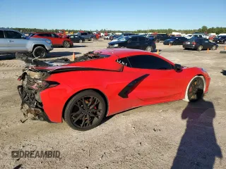 2024 Chevrolet Corvette 2LT with VIN 1G1YB2D43R5120454, listed as a Copart auction lot 81059734 with 17,060 mi miles and Salvage title. Bid and sale history available at DreamBid. Image 3.