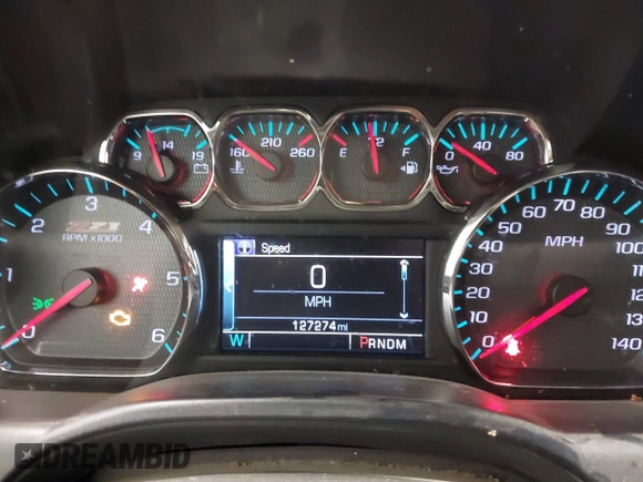 2016 Chevrolet Silverado 1500 LT with VIN 1GCVKREC8GZ172080, listed as a IAAI auction lot 41399173 with 127,274 mi miles. Bid and sale history available at carsss.com. Image 7.