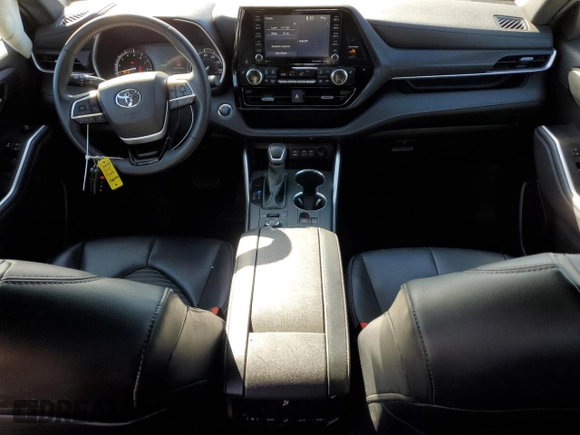 2022 Toyota Highlander XSE with VIN 5TDLZRBHXNS244110, listed as a Copart auction lot 57018755 with 55,633 mi miles and Salvage title. Bid and sale history available at DreamBid. Image 8.