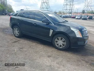 2013 Cadillac SRX Luxury Collection with VIN 3GYFNGE32DS605864, listed as a IAAI auction lot 42049798 with 155,027 mi miles. Bid and sale history available at carsss.com. Image 1.