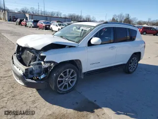 2017 Jeep Compass High Altitude with VIN 1C4NJCEA2HD156017, listed as a Copart auction lot 42697465 with 140,732 mi miles and Salvage Title. Bid and sale history available at carsss.com. Image 1.