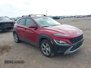 2023 Hyundai Kona SEL with VIN KM8K6CAB1PU061462, listed as a IAAI auction lot 41549269 with 32,599 mi miles. Bid and sale history available at carsss.com. Image 1.