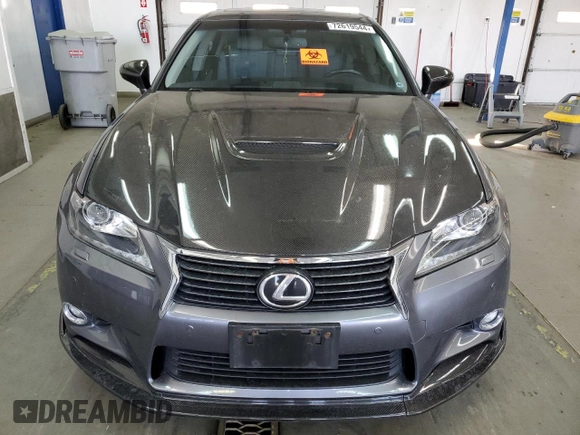 2013 Lexus GS 350 with VIN JTHCE1BL4D5005611, listed as a Copart auction lot 72619544 with 143,604 mi miles and Salvage Title. Bid and sale history available at carsss.com. Image 5.