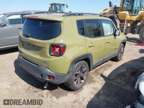 2015 Jeep Renegade Latitude with VIN ZACCJABT2FPB28170, listed as a IAAI auction lot 42003792 with 119,433 mi miles and . Bid and sale history available at DreamBid. Image 4.