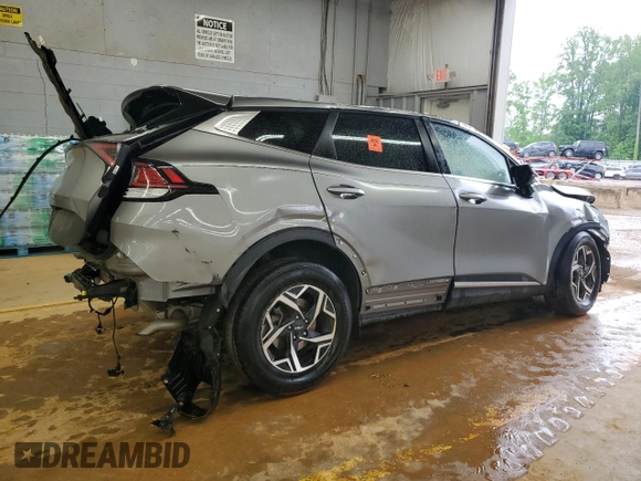 2023 Kia Sportage LX with VIN KNDPU3AF7P7182210, listed as a Copart auction lot 54391655 with Not Provided miles and Salvage Title. Bid and sale history available at carsss.com. Image 3.