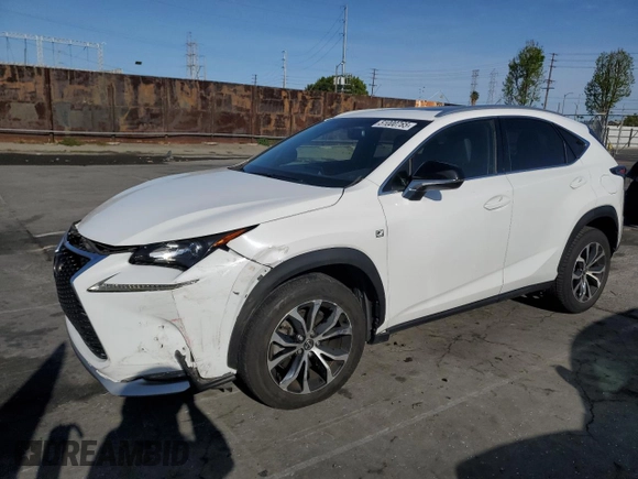 2017 Lexus NX 200t with VIN JTJYARBZ4H2079749, listed as a Copart auction lot 51000765 with 76,403 mi miles and Salvage Title. Bid and sale history available at DreamBid. Image 1.