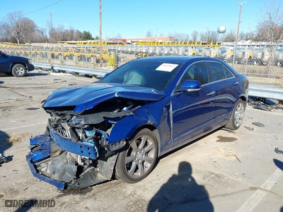 2015 Cadillac ATS Sedan Luxury RWD with VIN 1G6AB5RX3F0126019, listed as a IAAI auction lot 41669062 with 118,693 mi miles. Bid and sale history available at carsss.com. Image 2.