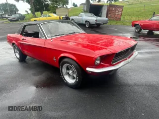 1968 Ford Mustang z VIN 8F01J116489, wystawiony jako Copart lot #60358705 z przebiegiem 706 940 mil mil oraz Czysty tytuł • Clean title. Historia ofert i sprzedaży dostępna na DreamBid. Obrazek 1.