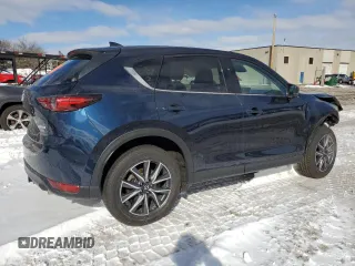 2018 Mazda CX-5 Grand Touring with VIN JM3KFBDM9J0376155, listed as a Copart auction lot 47944575 with 34,345 mi miles and Salvage Title. Bid and sale history available at carsss.com. Image 3.